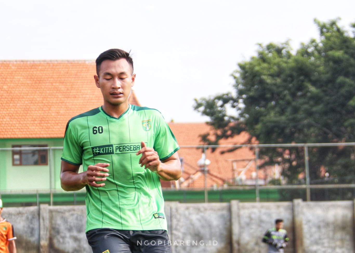 Bek Persebaya, Hansamu Yama. (Foto: Haris/ngopibareng.id)