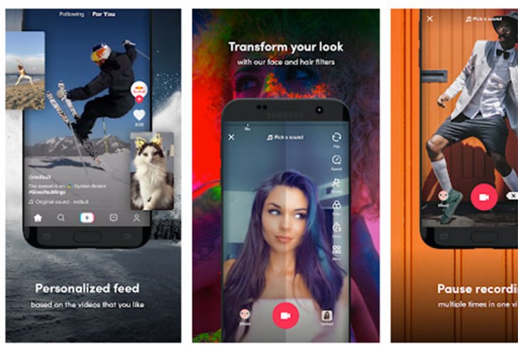 Aplikasi TikTok (Foto: Antara/ngopibareng.id)