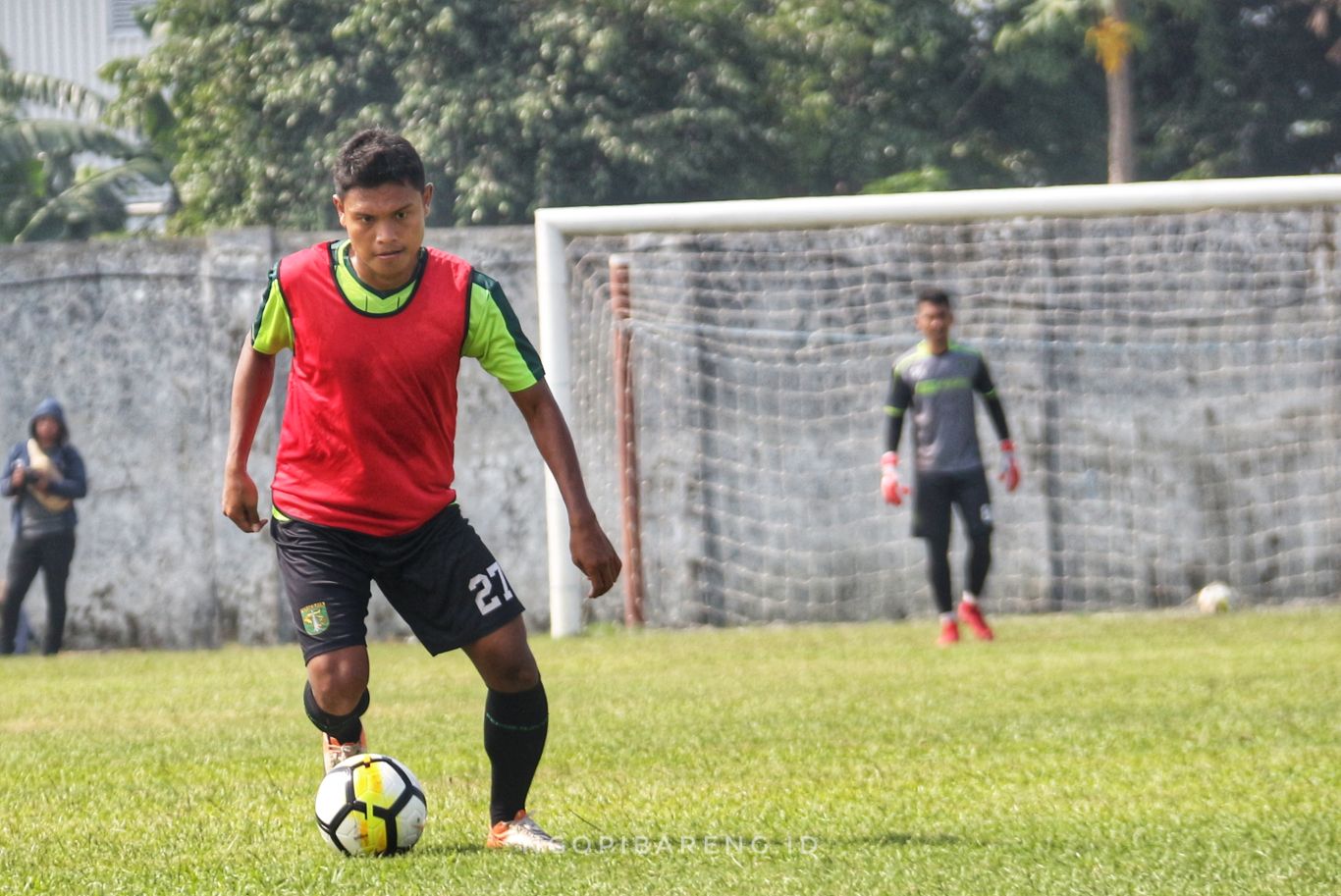 Gelandang Persebaya Fandi Eko Utomo. (Foto: Haris/ngopibareng.id)