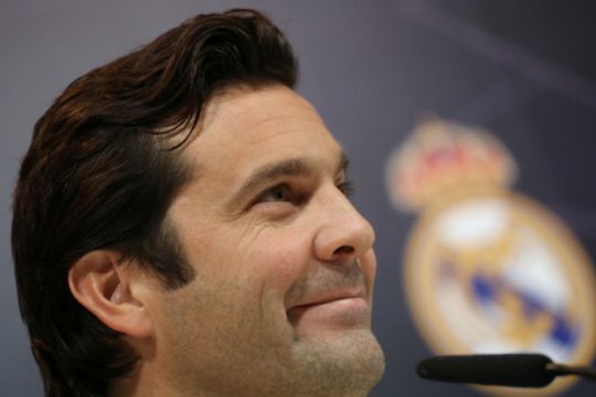 Pelatih Real Madrid Santiago Solari. (Foto: twitter/Real Madrid)