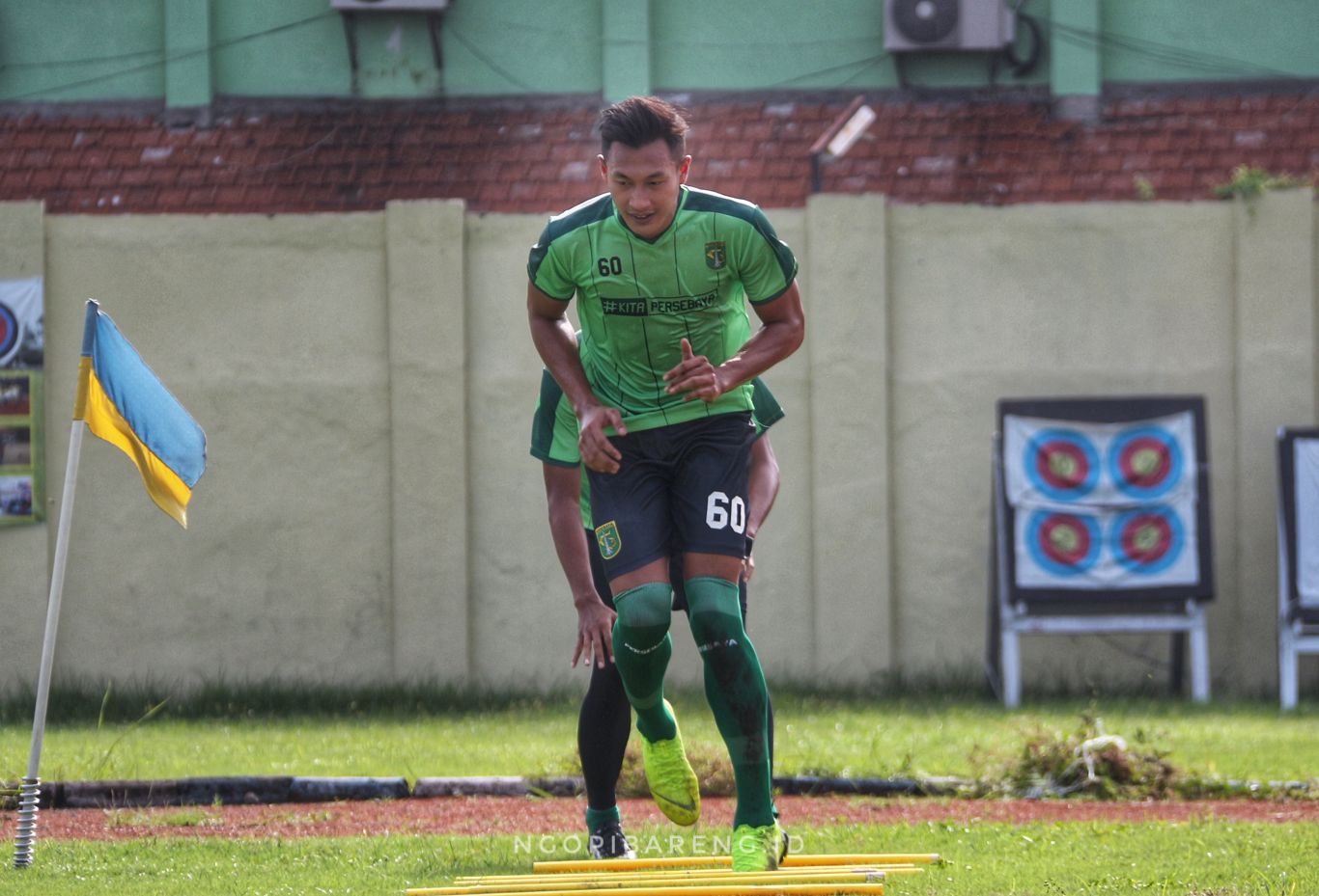 Bek Persebaya, Hansamu Yama. (Foto: Haris/ngopibareng.id)