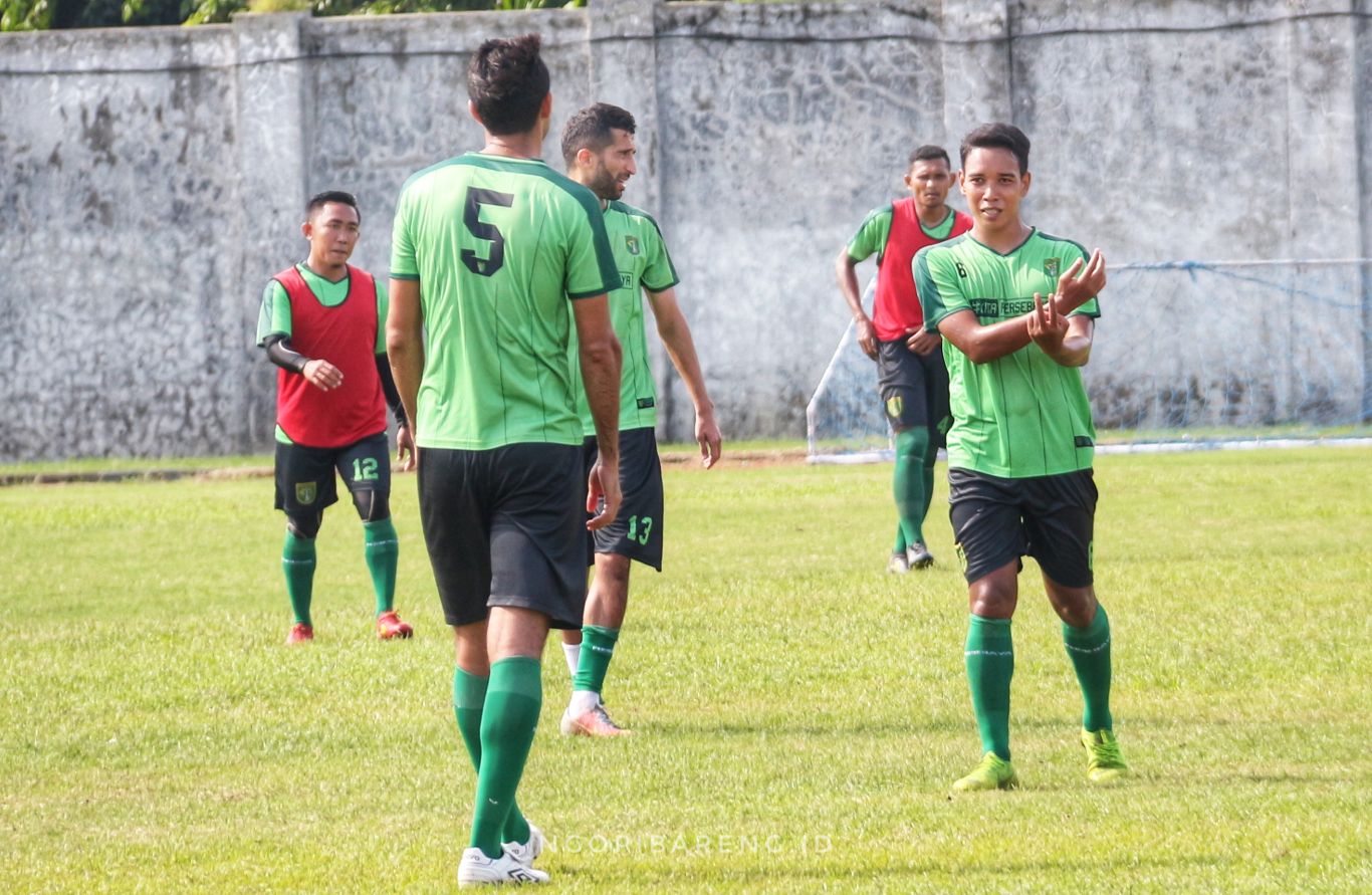 Gelandang Persebaya, Misbakus Solikin. (foto: Haris/ngopibareng.id)