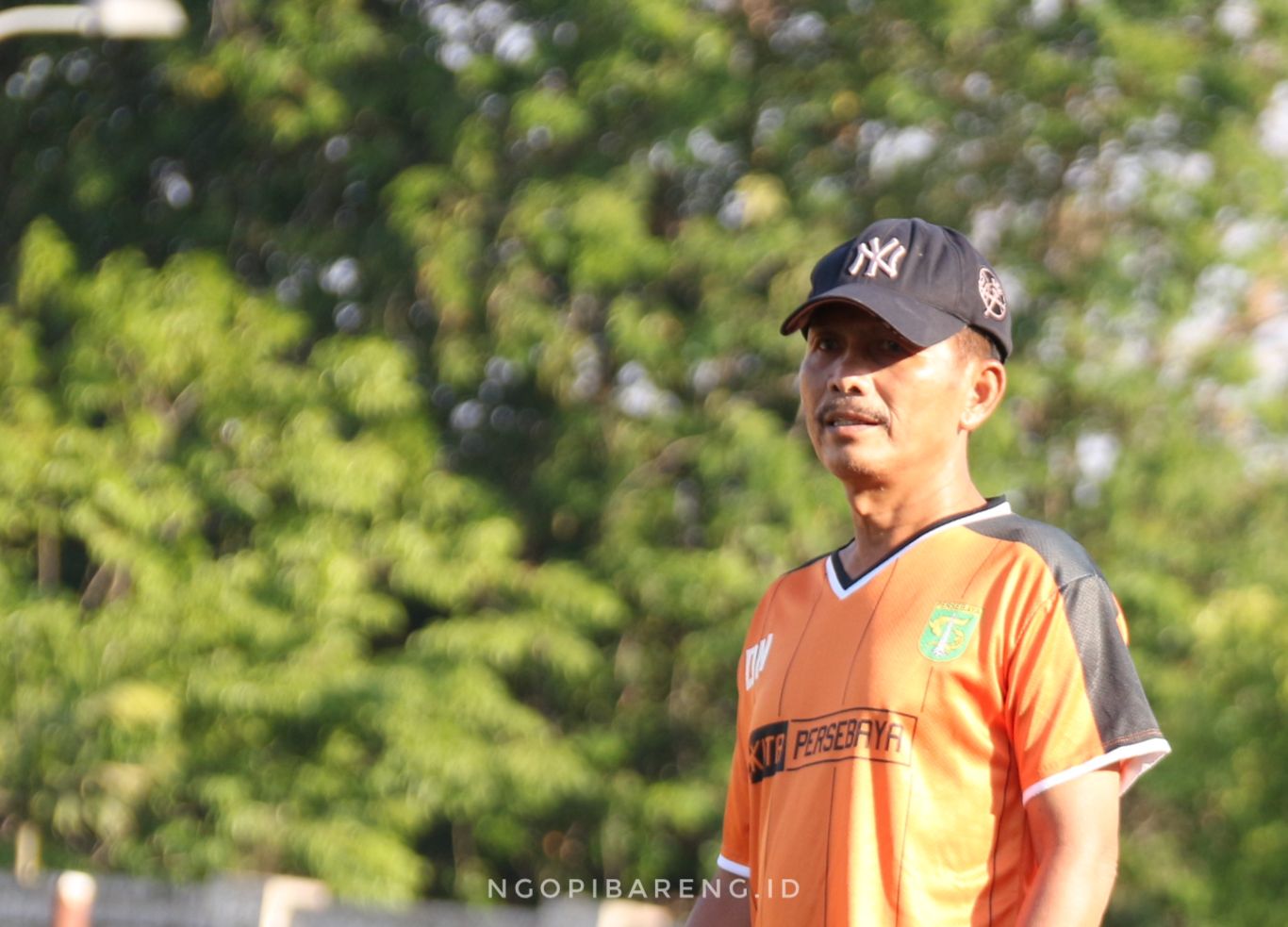 Pelatih Persebaya, Djajang Nurdjaman. (Foto: Haris/ngopibareng.id)