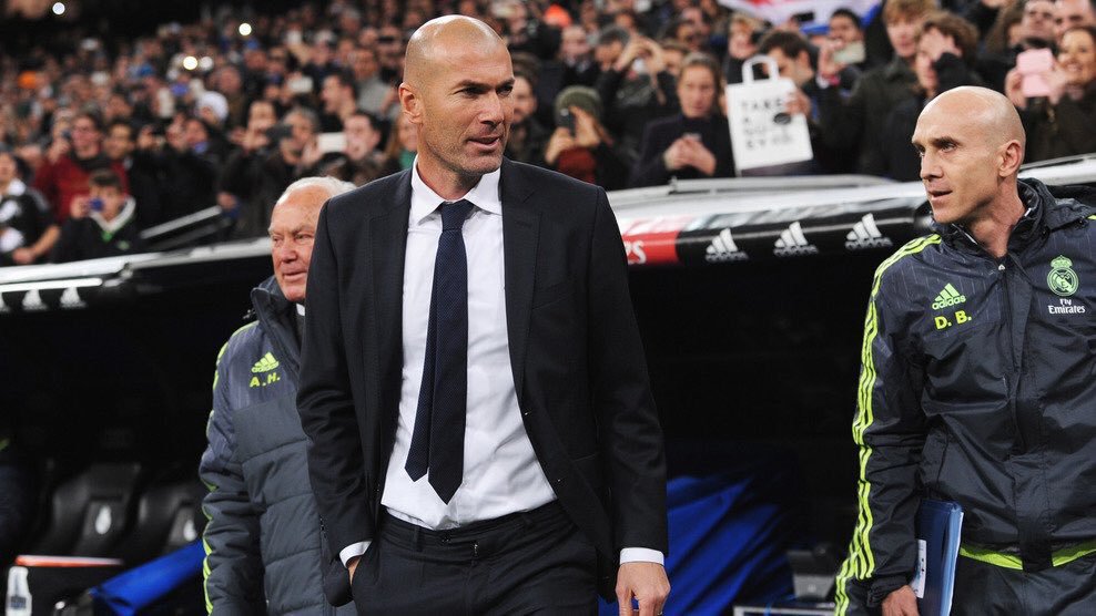 Empat klub rakasa Eropa mengharapkan Zinedine Zidane. (Foto: Twitter/@OfficialZZidane)