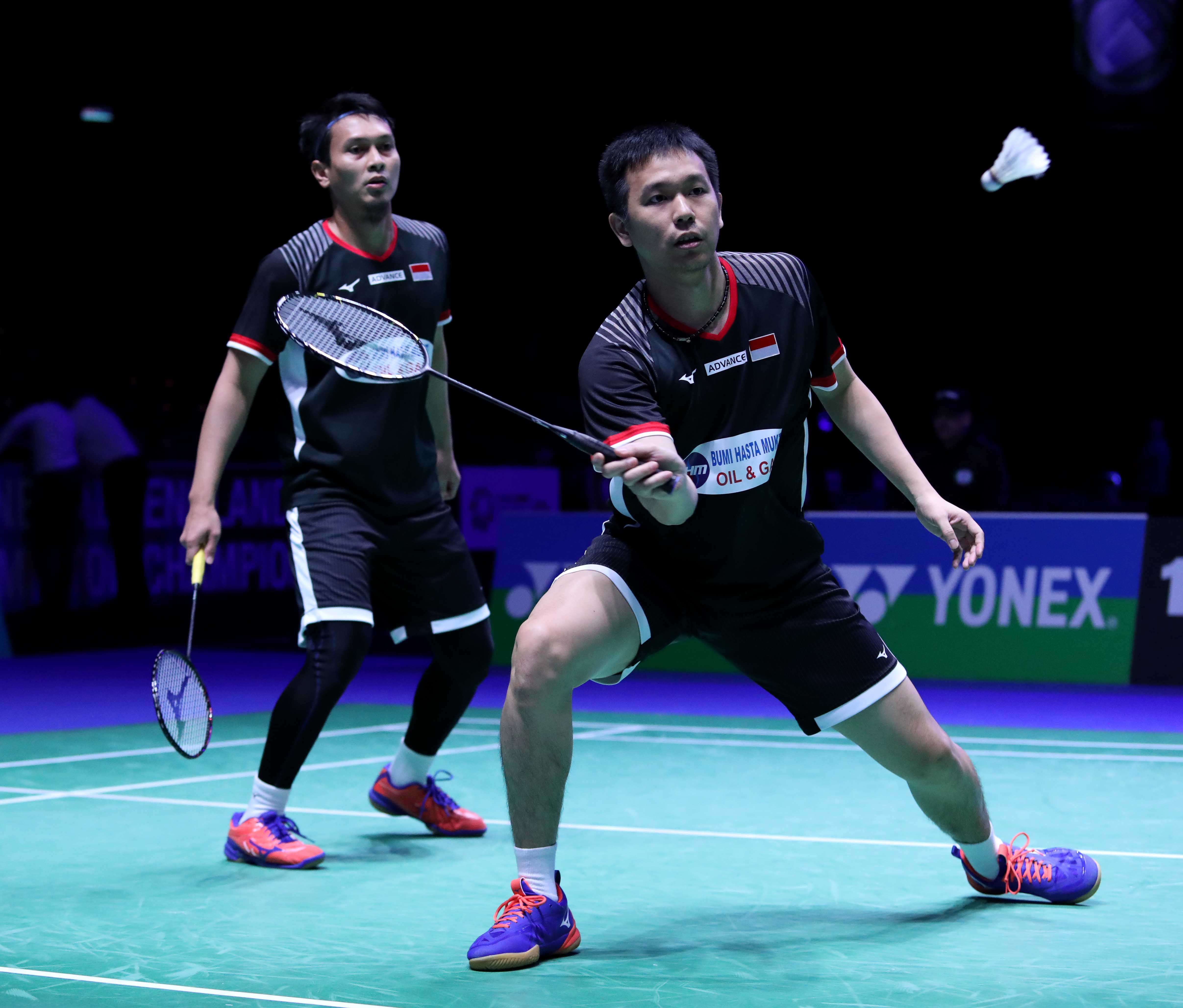 Pasangan Hendra/Ahsan menjadi harapan Indonesia meraih gelar di All England 2019 kali ini. (Foto: badmintonindonesia.org)