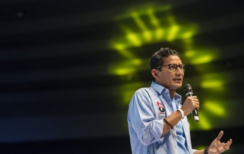 Sandiaga Uno janji tak akan permalukan Ma'ruf Amin. (Foto: Antara)