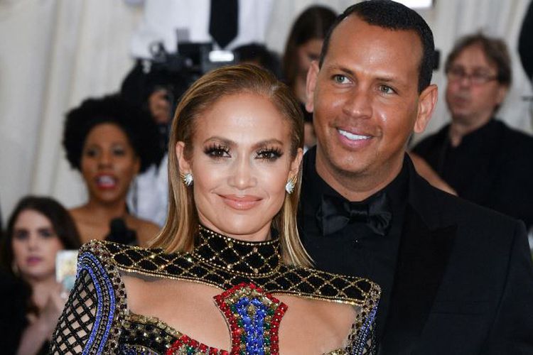 Jennifer Lopez dan tunangannya, Alex Rodriguez.