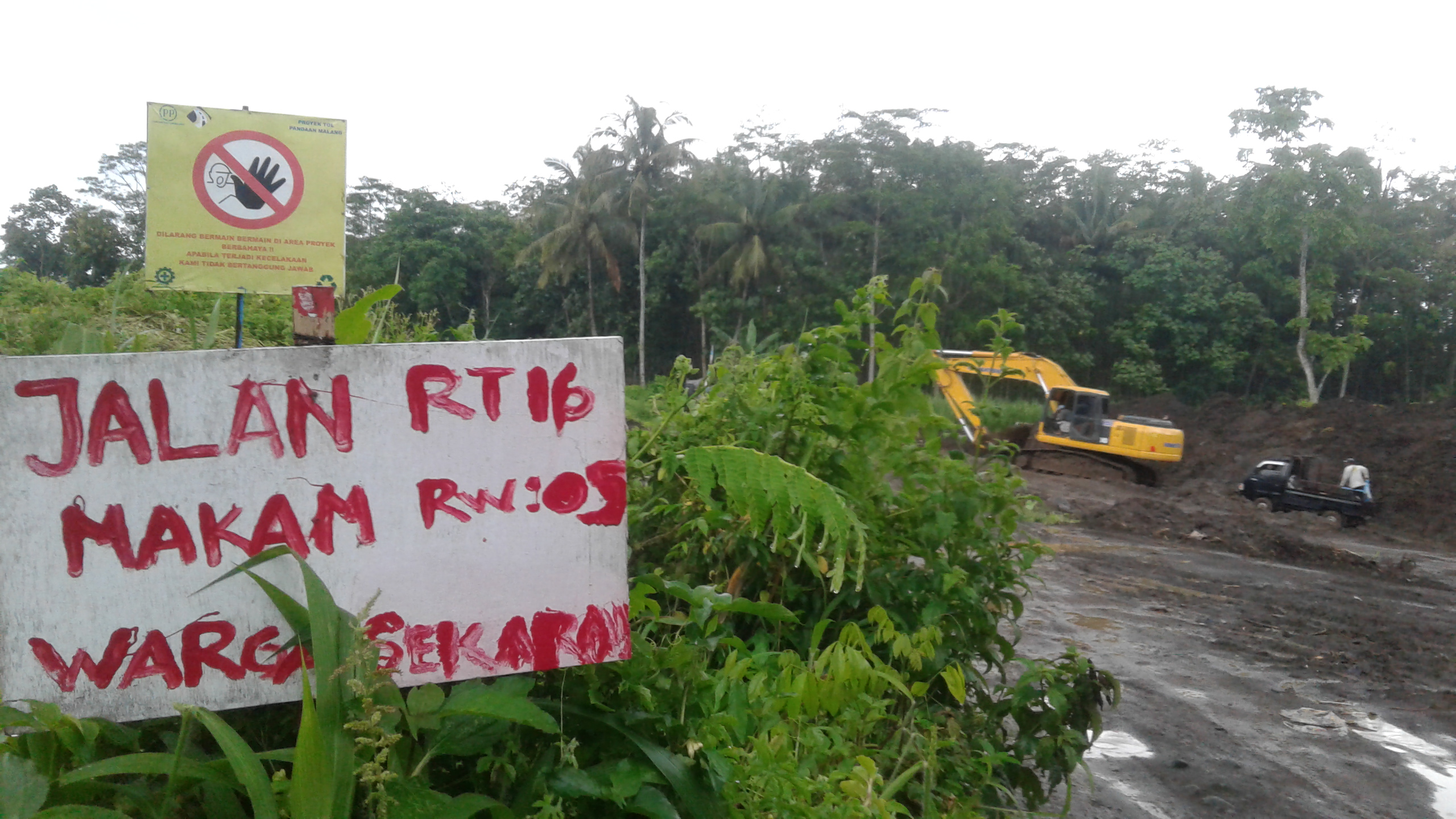 Lokasi ditemukannya benda cagar budaya di desa Sekarpuro, Kecamatan Pakis, Kabupaten Malang (Foto: Fajar/Ngopibareng.id)