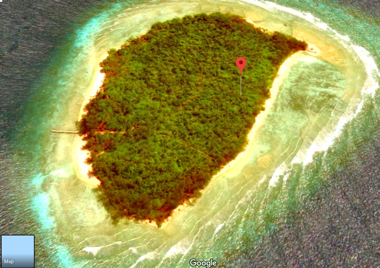 Pulau Dua Barat di Kepulauan Seribu. (Foto: Google Maps)