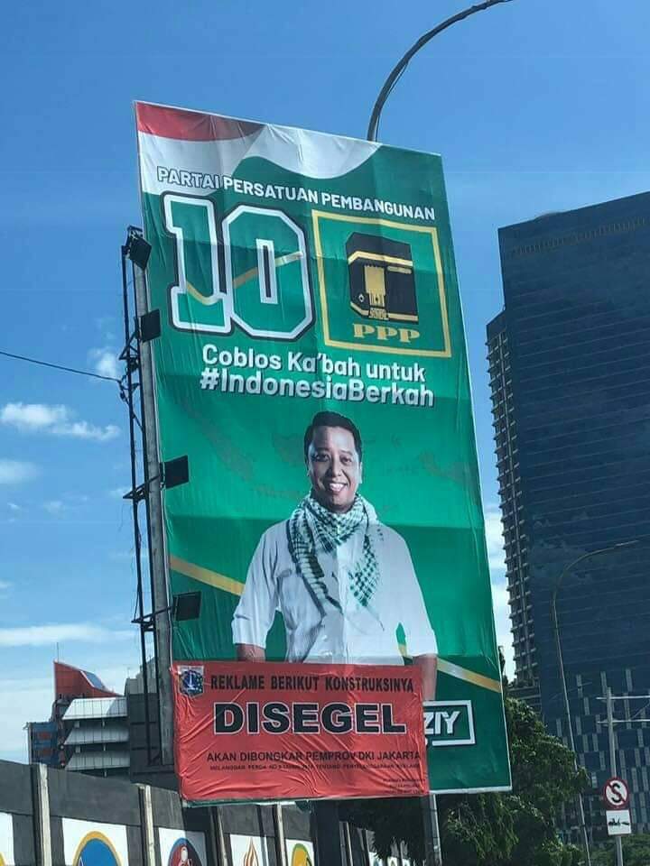 Ini juga disegel (Foto:Istimewa)
