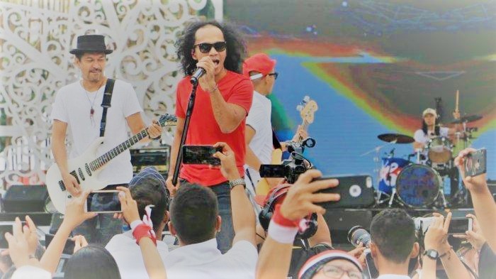 Meski dibully Slank tetap tampil di Apel Kebangsaan.