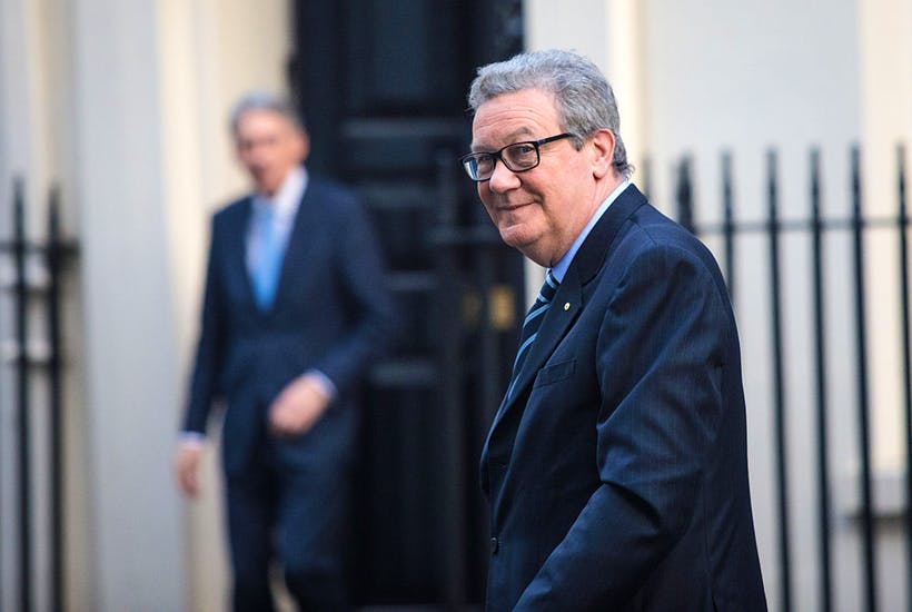 Alexander Downer, mantan Perdana Menteri Australia. (Foto: dok ngopibareng.id)