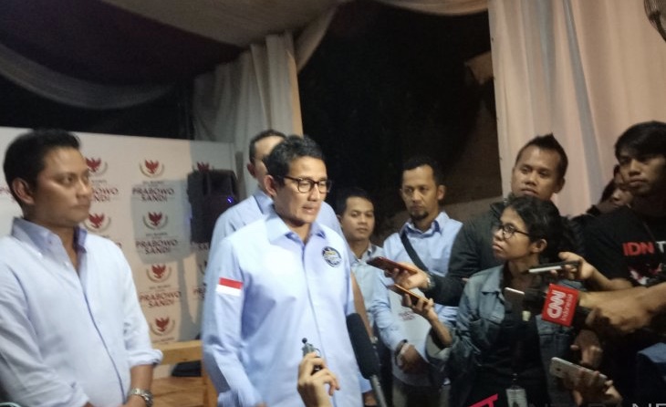 Calon Wapres nomor urut 02, Sandiaga Uno. (Foto: dok/antara)