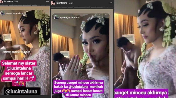 Lucinta Luna pamer cincin di jari manis kanannya