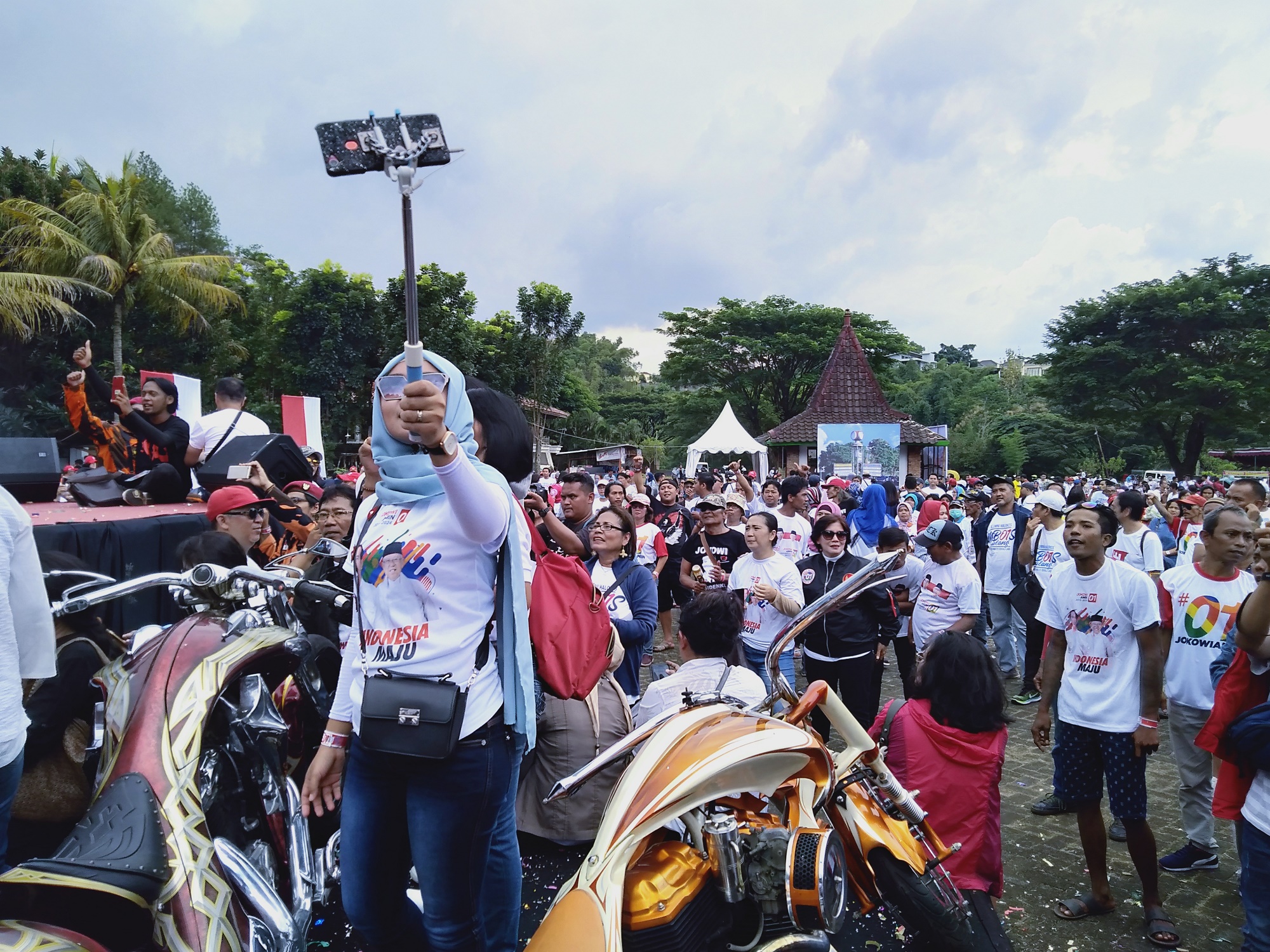 Suasana Deklarasi Milenia Satu Jiwa (Foto: Fajar/Ngopibareng.id)