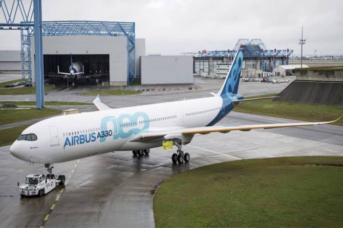 Ilustrasi Airbus 330-900NEO (Foto: Istimewa)