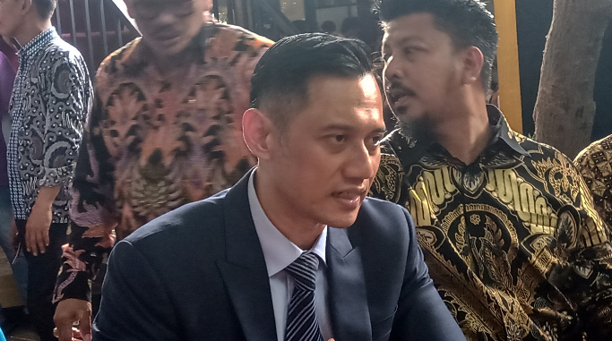 AHY saat dijumpai di Surabaya, Rabu, 27 Maret 2019. (Foto: Farid/ngopibareng.id) 