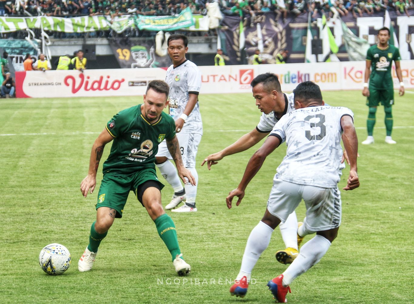 Pemain Persebaya, Damian Lizio. (foto: Haris/ngopibareng.id)