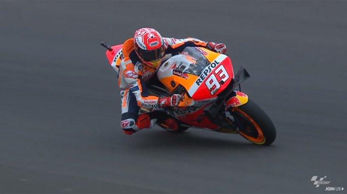 Pembalap Honda Repsol Marc Marquez 