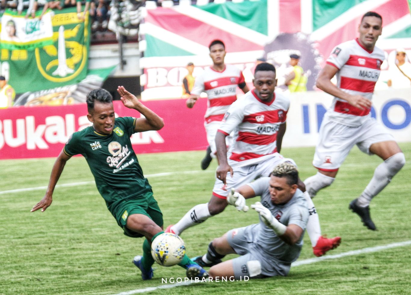 Winger Persebaya, Irfan Jaya. (Foto: Haris/ngopibareng.id)