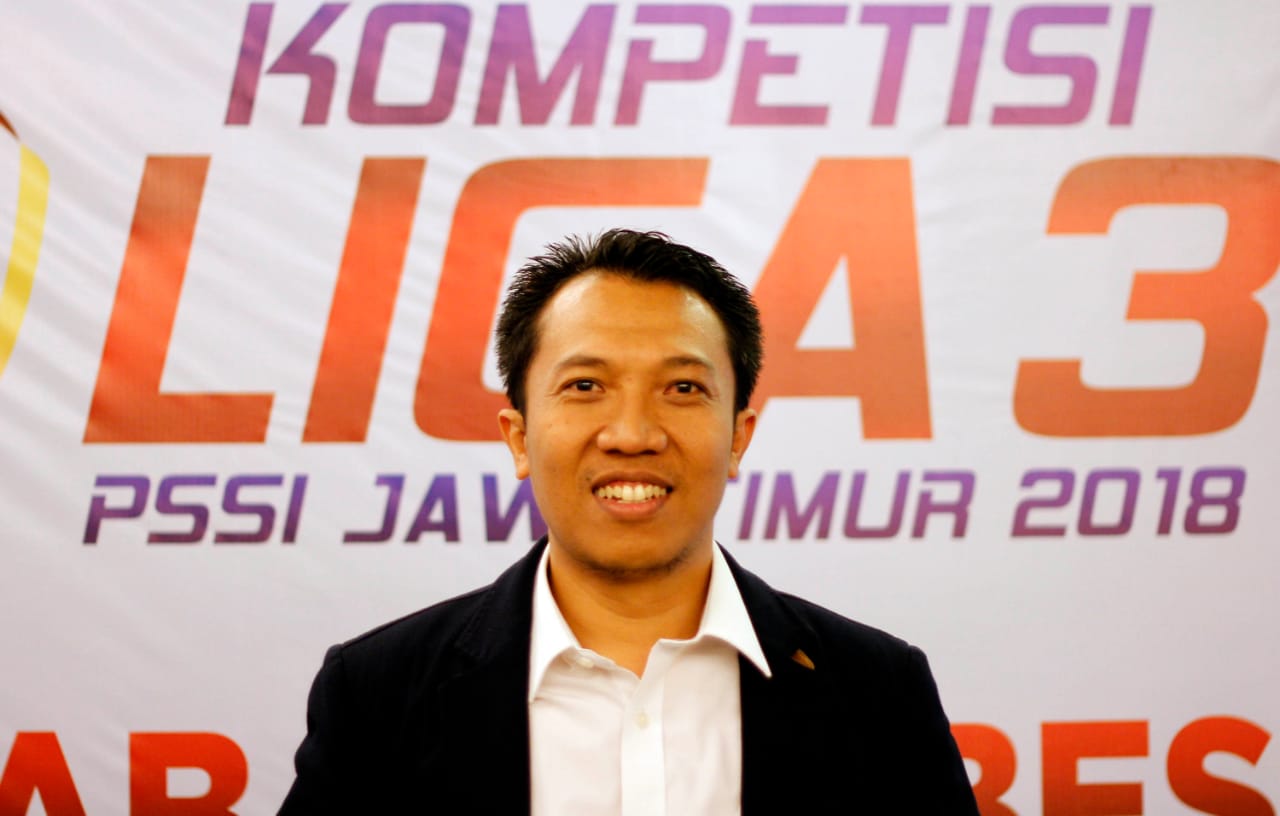 Sekretaris Asprov PSSI Jatim, Amir Burhanuddin. (Foto: Haris/ngopibareng.id)