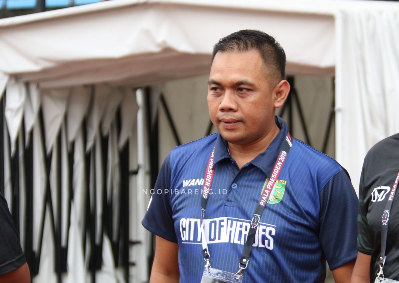 Manajer Persebaya, Candra Wahyudi. (Foto: Haris/ngopibareng.id)