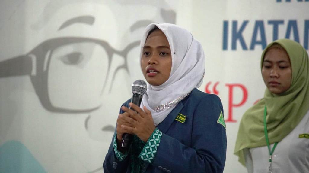 Ketua Umum Ikatan Pelajar Putri Nahdlatul Ulama (IPPNU) Nurul Hidayatul Ummah. (Foto: nu for ngopibareng.id) 