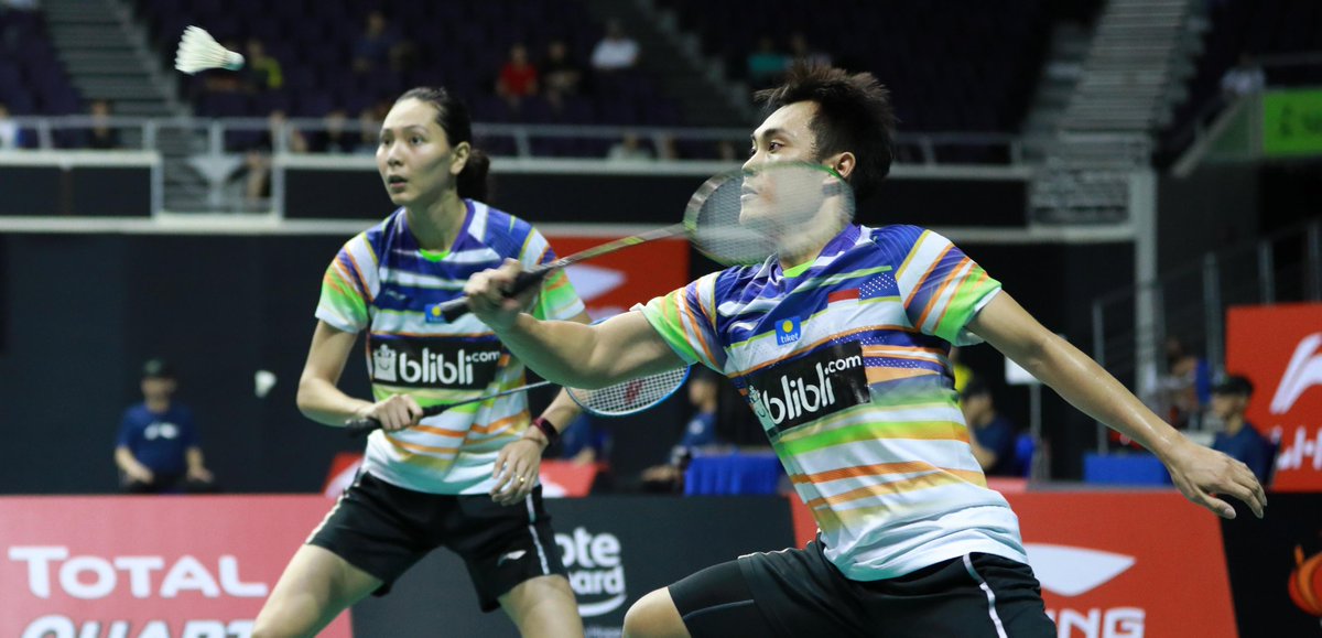 Ganda Campuran Indonesia Hafiz Faizal/Gloria Emanuelle Widjaja. (Foto: Twitter/@INABadminton)