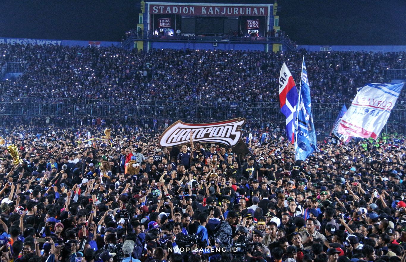 Arema FC Juara Piala Presiden 2019. (Foto: Haris/ngopibareng.id)