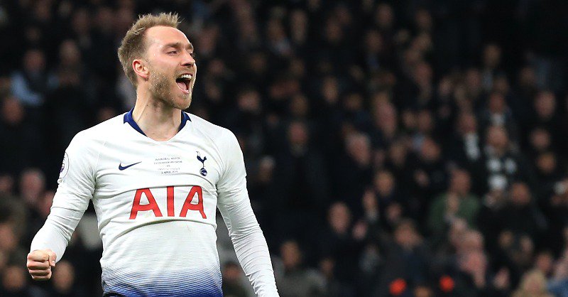 Gelandang Tottenham Hotspur, Christian Eriksen. (Foto: Twitter/@SpursOfficial)