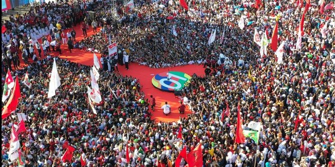 Kampanye terakhir bertajuk Konser Putih Bersatu di Stadion Utama GBK