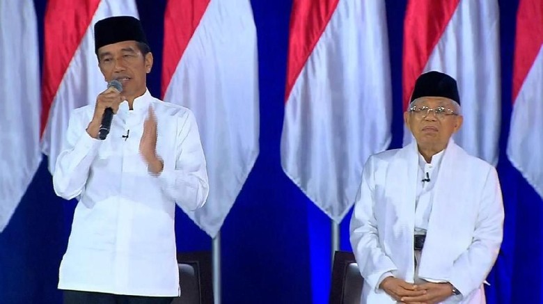 Capres-Cawapres Jokowi-Ma'ruf Amin. (Foto: ngopibareng.id)