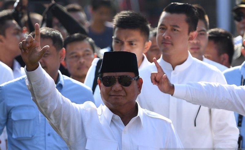 Capres nomor urut 02 Prabowo Subianto. (Foto: dok/antara)