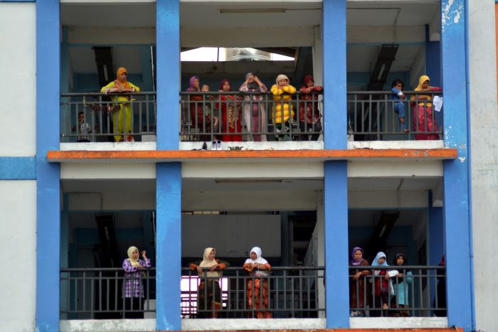 Kondisi Rusun pengungsi Syiah di Jemundo. (Foto:Antara)