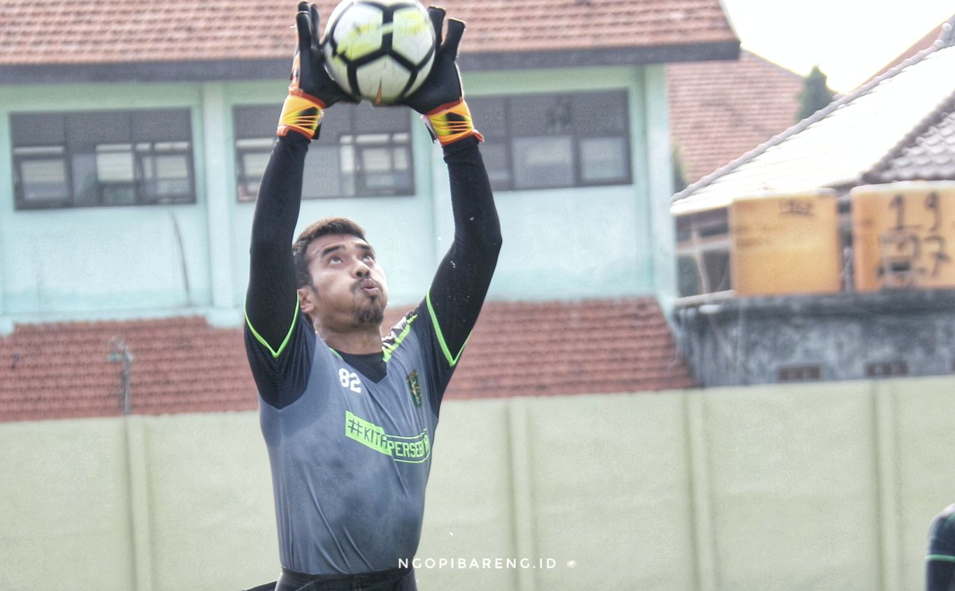 Kiper Persebaya, Imam Arif. (Foto: Haris/ngopibareng.id)