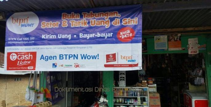 Satu agen di setiap desa atau kelurahan memudahkan pencairan bantuan.