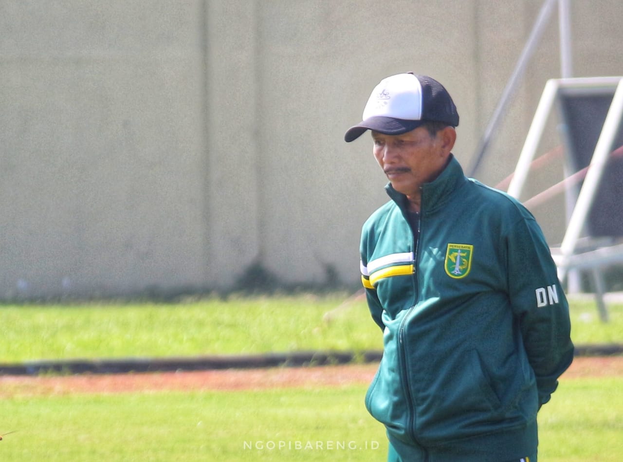 Pelatih Persebaya, Djajang Nurdjaman. (foto: Haris/ngopibareng.id)