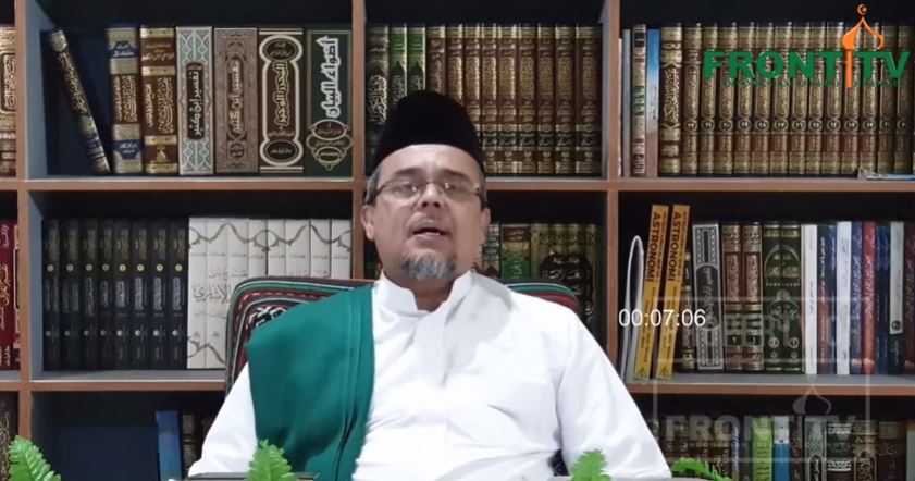 Tangkapan layar Habib Rizieq Shihab