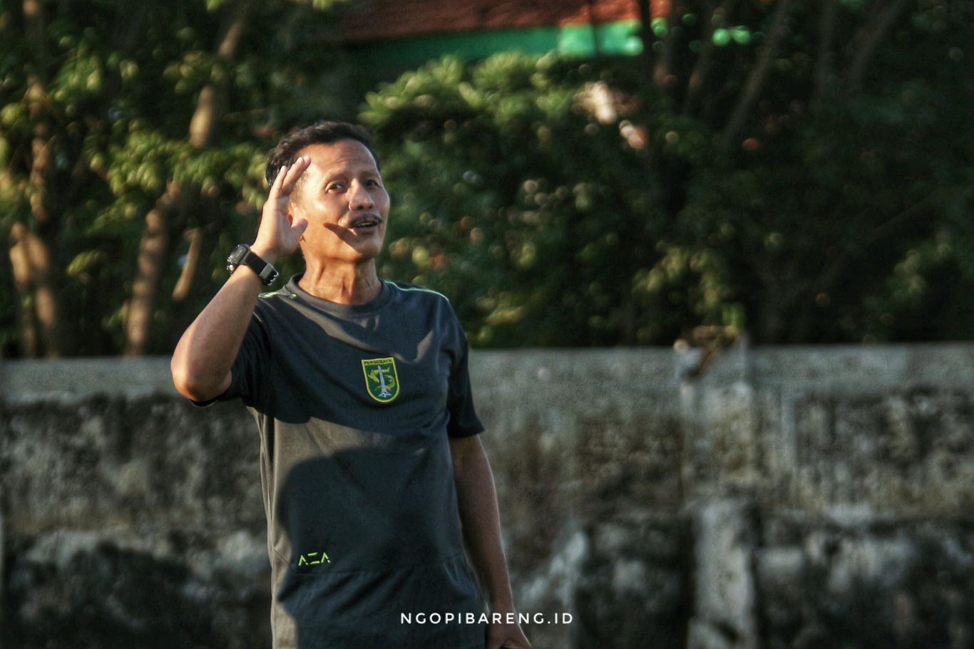 Pelatih Persebaya, Djajang Nurdjaman. (foto: Haris/ngopibareng.id)