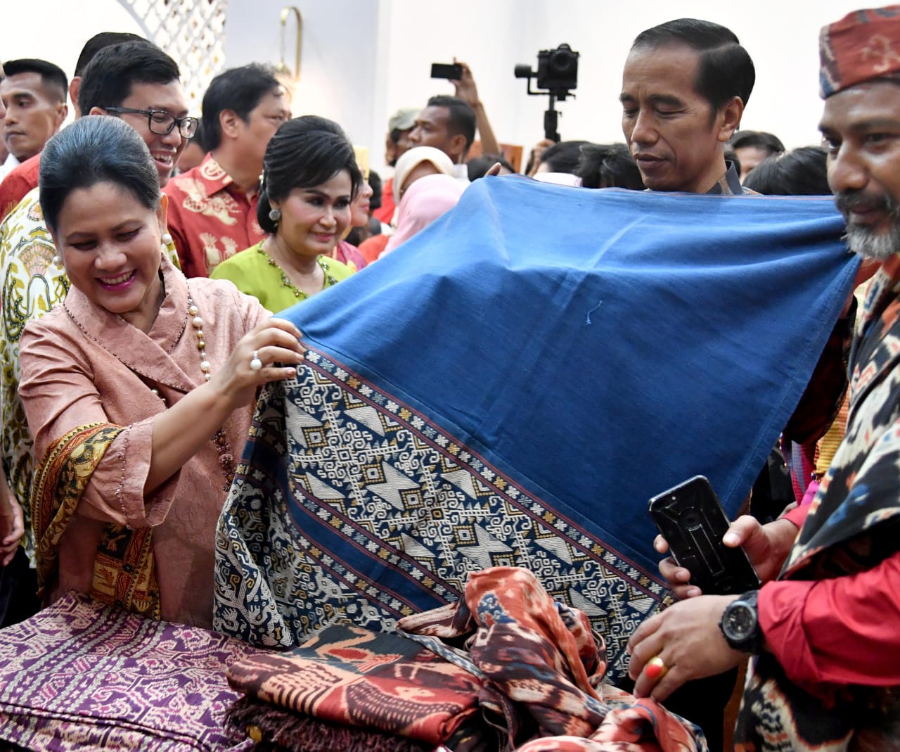 Presiden Jokowi meresmikan INACRAF 2019 di JCC Rabu 24 April 2019. (Foto: Biro Pers Setpres)