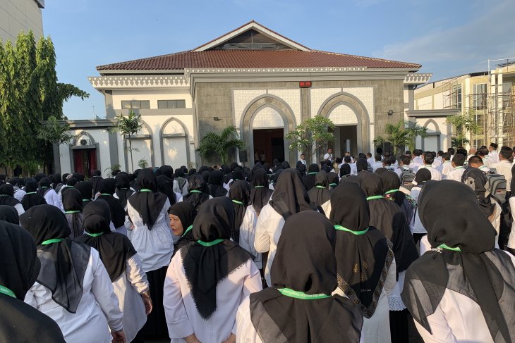 Kemenag persiapkan para petugas haji dengan pembekalan menjelang perjalanan haji 2019 yang akan dimulai 7 Juli dan berakhir 16 September (Foto: Antara/Hanni Sofia)