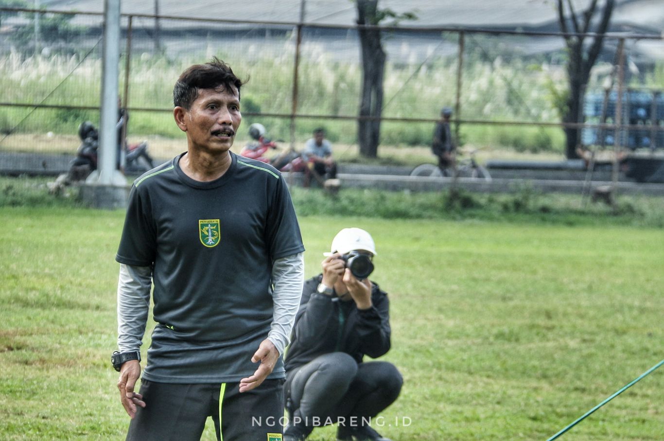 Pelatih Persebaya, Djajang Nurdjaman. (foto: Haris/ngopibareng.id)