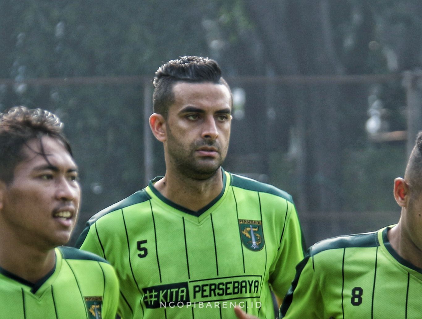 Bek Persebaya, Otavio Dutra. (Foto: Haris/ngopibareng.id)