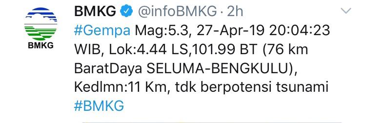 (Foto: Twitter@infoBMKG)