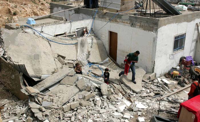 Permukiman Palestina dihancurkan Israel di Silwan, Al-Quds Timur. (Foto:Alamy)