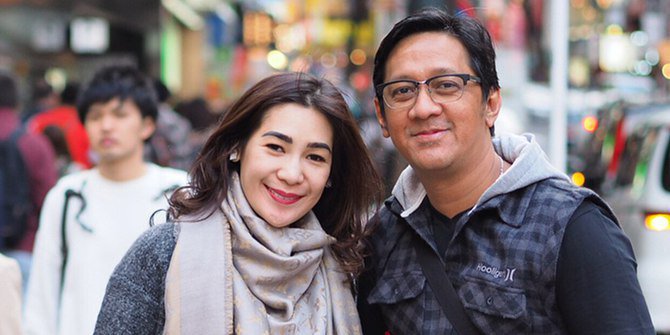 Pasangan Andre Taulany dan Erin Taulany.