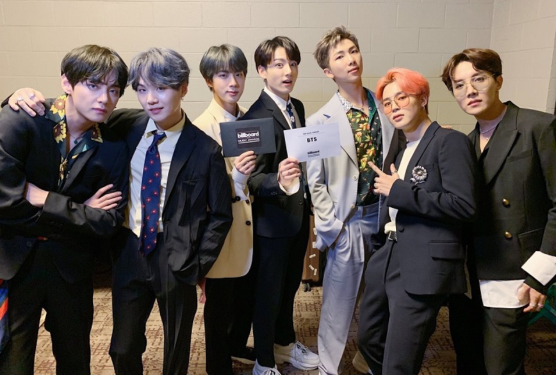 BTS, satu-satunya boygroup Korea Selatan yang sukses di Billboard Music Awards.