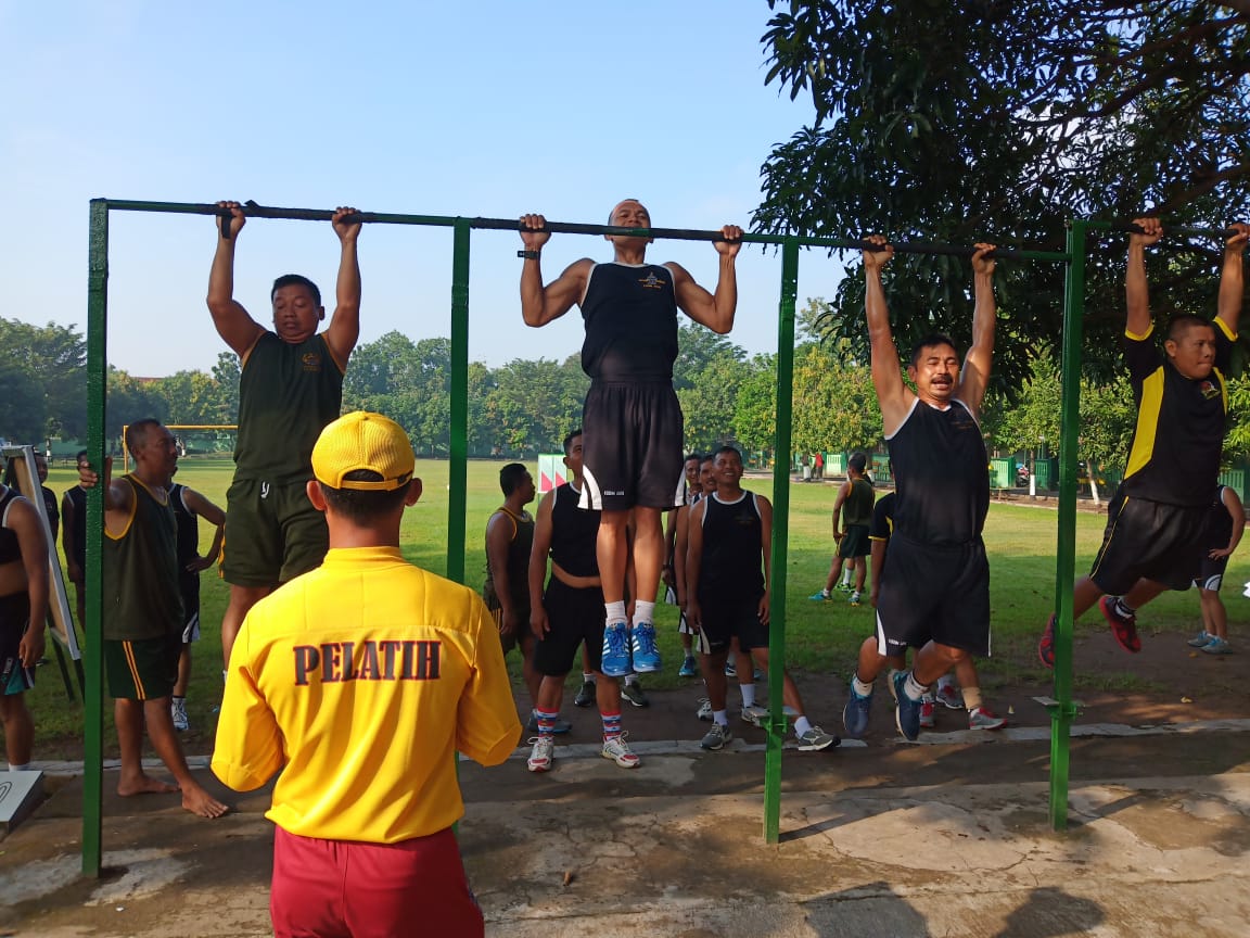 Personel Kodim 0815 Mengikuti Uji Garjas Periodik