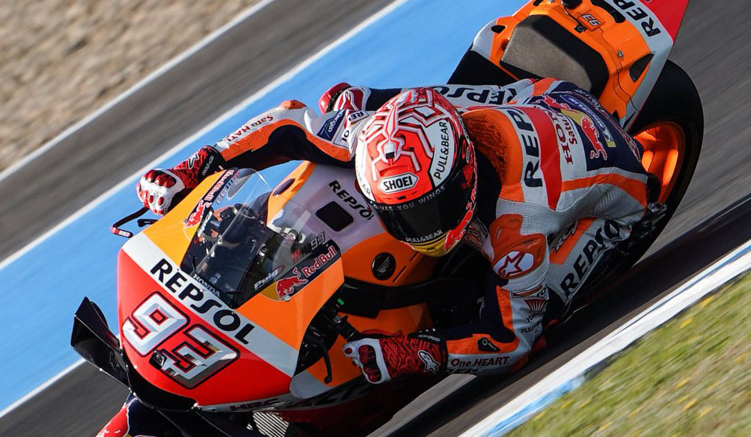 Pembalap Repsol Honda, Marc Marquez. (Foto: Twitter/@MotoGP)