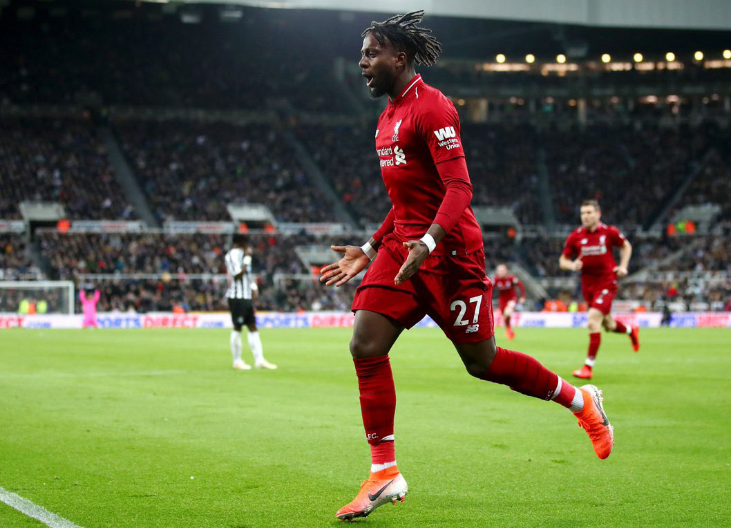 Divock Origi akan gantikan posisi Mohamed Salah saat Liverpool bentrok dengan Barcelona di leg kedua semifinal Liga Champions, Rabu 8 Mei 2019 dini hari WIB. (Foto: Twitter/@LFC)